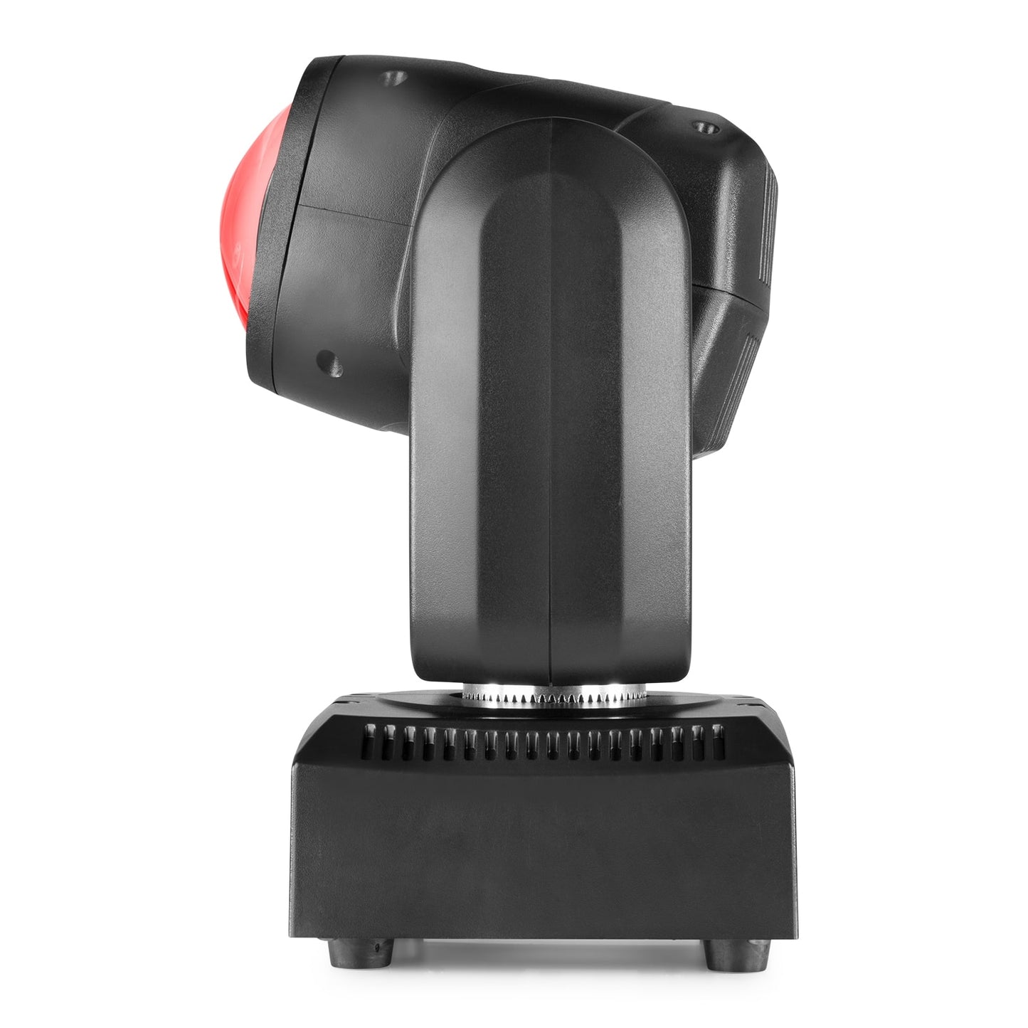 Side view of the Panther 85 LED Beam Moving Head with 80W 4-in-1 LED, RGBW colors, and DMX control by beamZ.