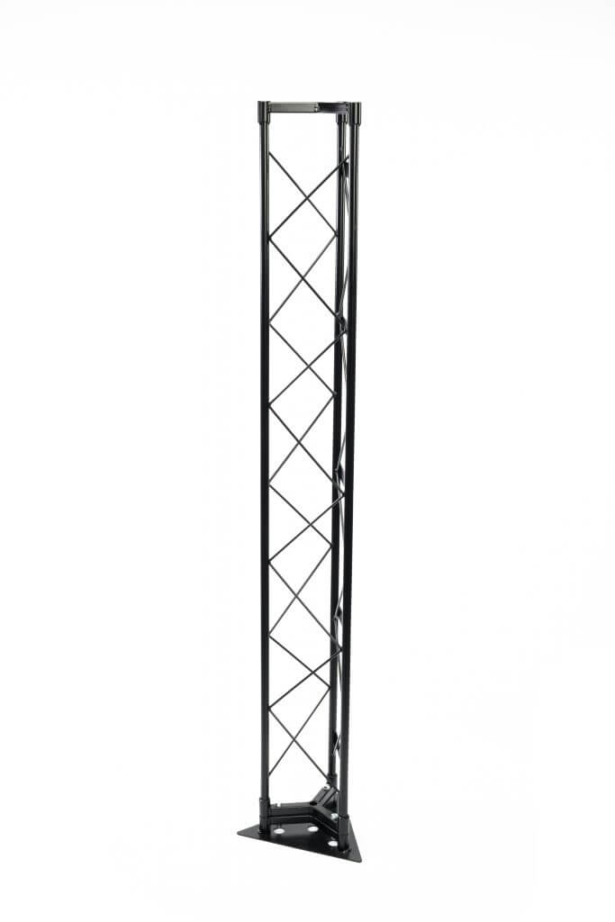 Image of an Athletic 150cm silver lighting truss, showcasing its design and structure.