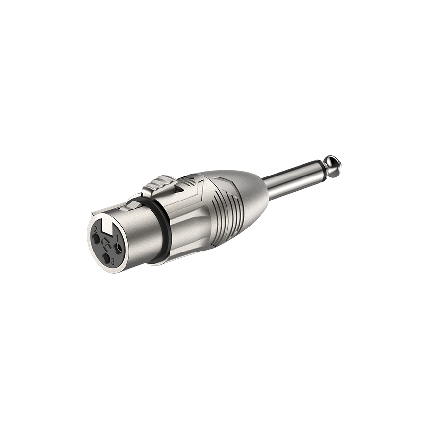 ROXTONE ADAP 6.3MM MONO PLUG to XLR SOCKET audio adapter for high-quality audio connections.
