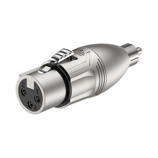 Roxtone RCA Male to 3P XLR Female Adapter, a premium audio connector for high-quality sound connections.