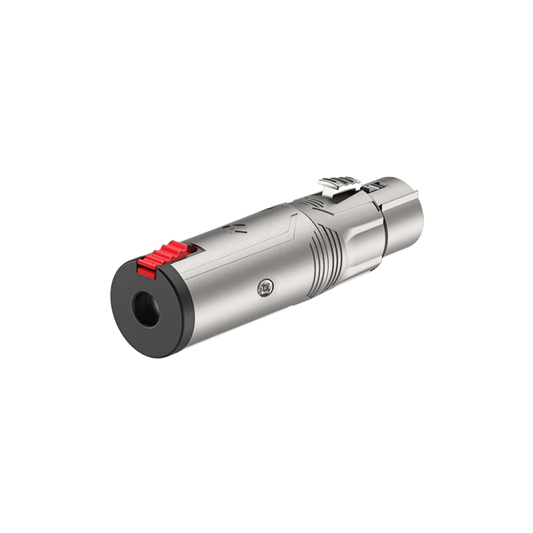 Roxtone ADAP XLR Socket - 6.3mm Stereo Socket with Lock, 3P XLR Female connector
