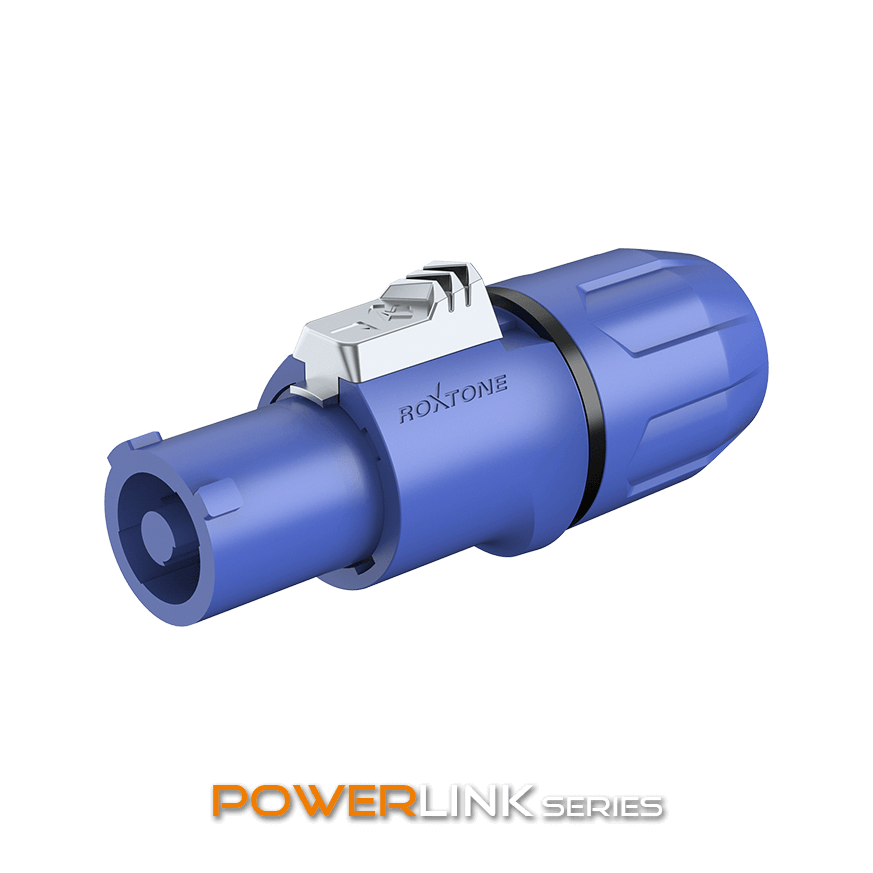 ROXTONE PowerCon Input Inline Plug 20A / 250V AC - Durable Lockable Connector