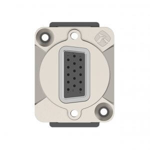 ROXTONE VGA 15P Female Through Socket with Nickel Plated Shell - Durable D-SUB Connector