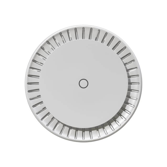 MikroTik cAP ax Dual Band Ceiling Access Point featuring WiFi 6 technology with a maximum speed of 1800Mbps.