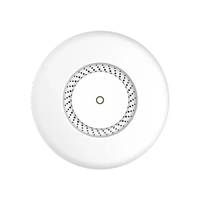 MikroTik cAP Lite Ceiling Access Point with a sleek design, providing up to 300Mbps WiFi 4 connectivity.