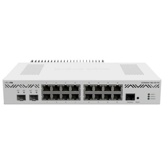 MikroTik Cloud Core Passive Cooling Router with 16 Gigabit Ports
