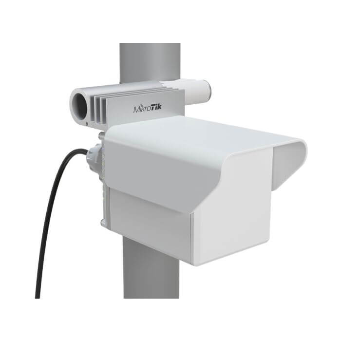 MikroTik Cube Pro60 60GHz Outdoor CPE device showcasing its compact design and outdoor functionality.