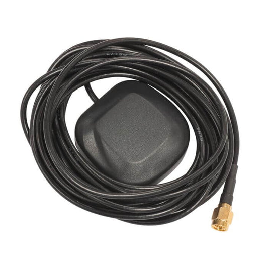 MikroTik Active GPS Antenna designed for the LtAP mini LTE Kit, showcasing its compact and functional design.