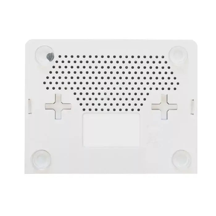 MikroTik hEX 5-Port Gigabit Desktop Router displayed from the front view.
