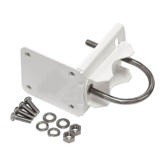 MikroTik LHG Series Metal Pole Mount Adapter showcasing the product design and features.