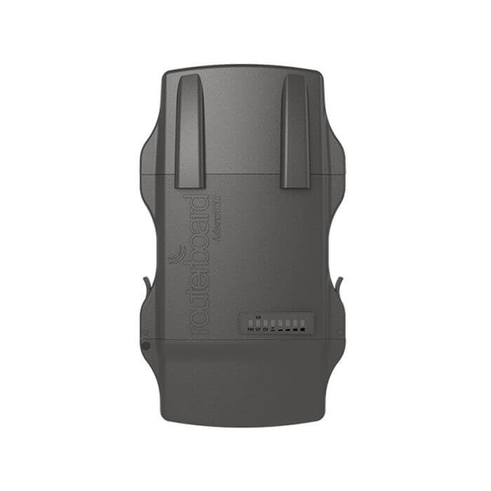 MikroTik NetMetal 5SHP AC Outdoor WiFi Router with SFP, designed for outdoor use with high-performance WiFi capabilities.