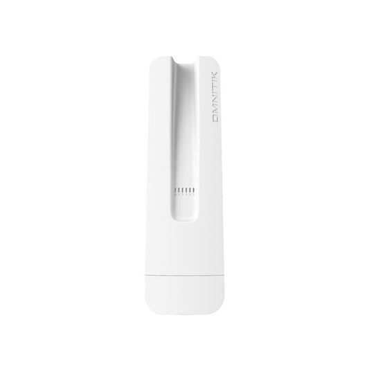 Image of the MikroTik OmniTIK 5ac 7.5dBi Outdoor PoE WiFi Access Point showcasing its design and features.