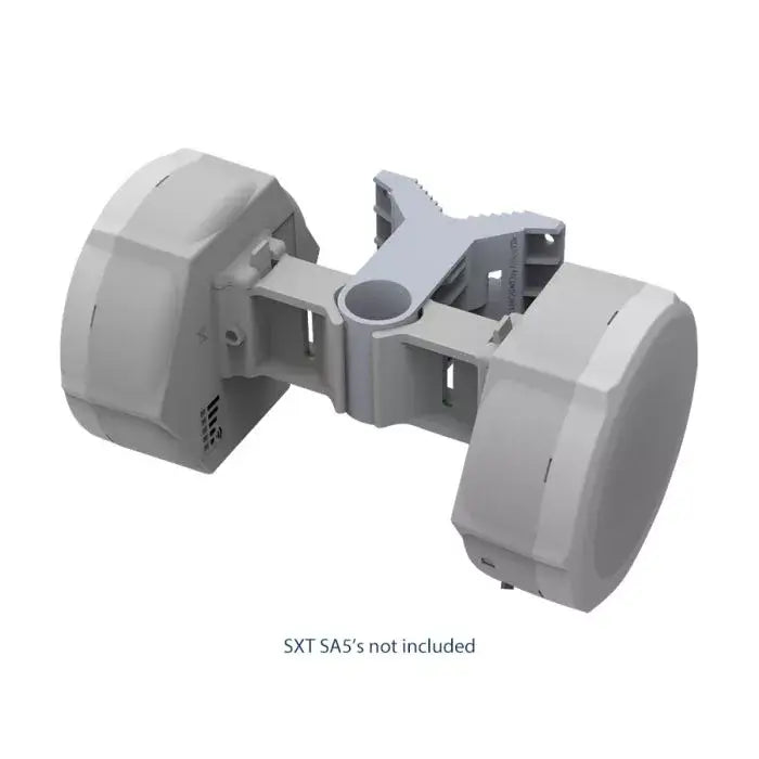 MikroTik QuickMount designed for mounting small pole mount devices.