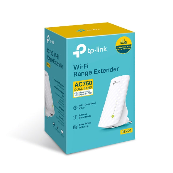 TP-Link RE200 750Mbps Dual Band Wi-Fi Extender