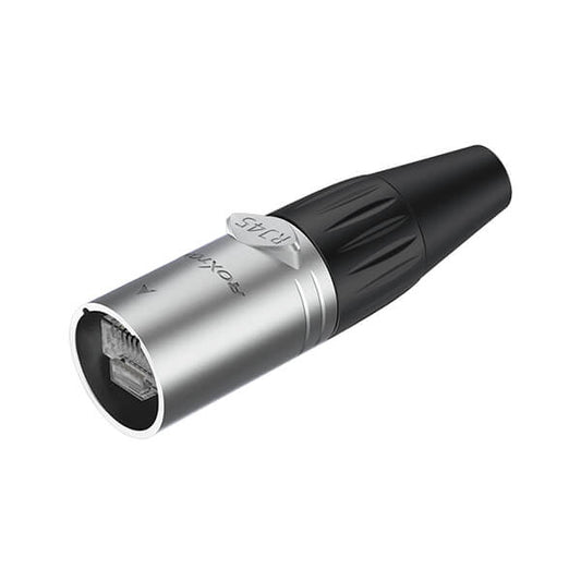 ROXTONE RJ45 Connector Housing XLR-Type showcasing a ruggedized design for secure connections.