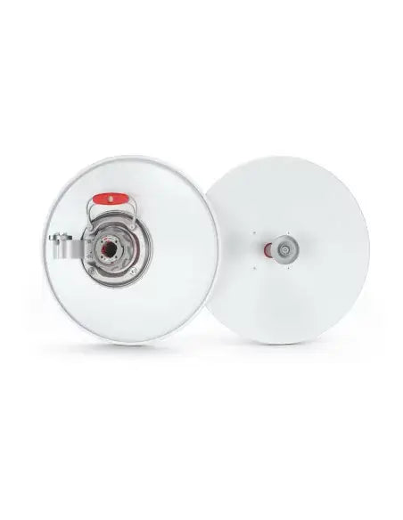 RFelements UltraDish TP 29 Wideband antenna displayed on a white background.