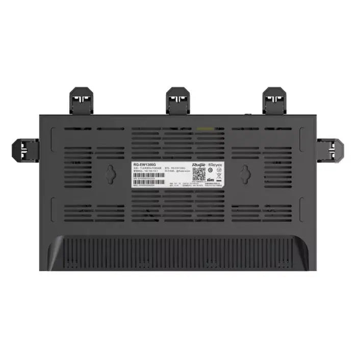Reyee AC1300 Dual Band Gigabit Mesh Router displayed in a professional setting.