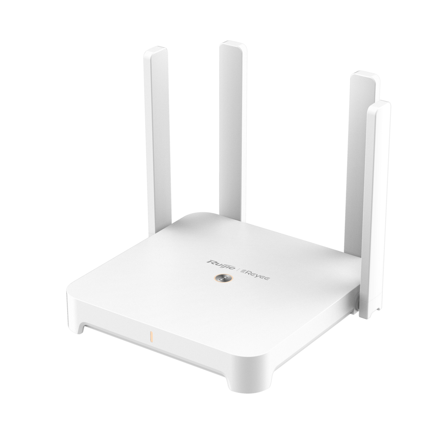 Reyee WiFi 6 Dual Band Mesh Router with a sleek design, capable of delivering speeds up to 1800Mbps.