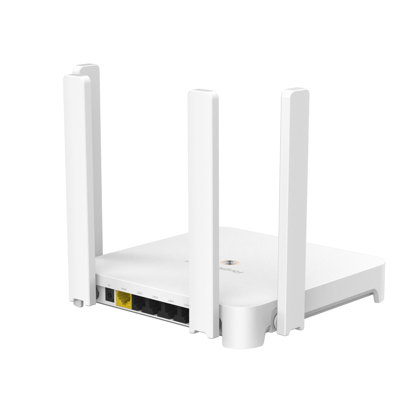 Image of Reyee WiFi 6 1800Mbps Dual Band Mesh Router showcasing its sleek design and features.