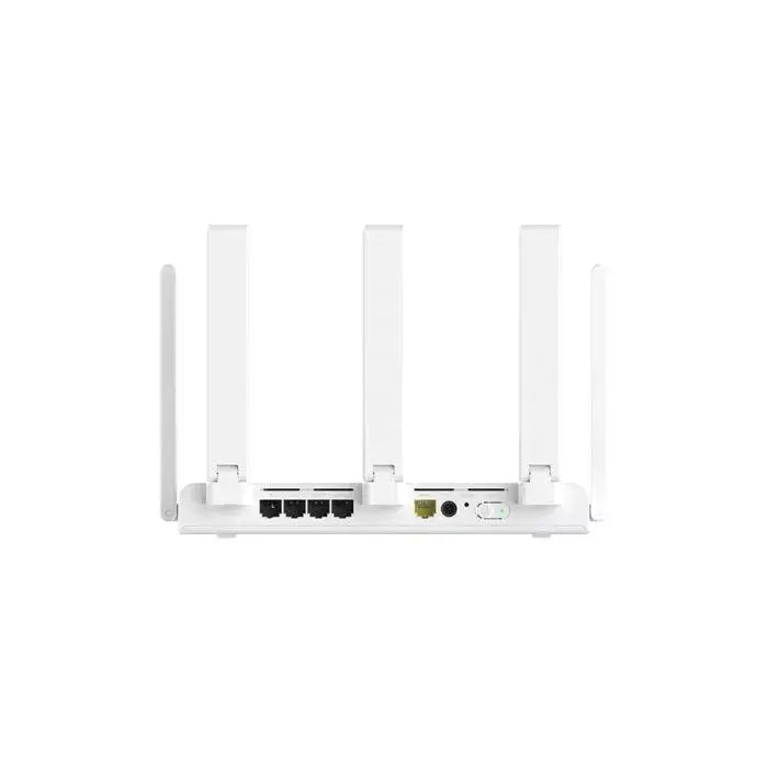 Reyee WiFi 6 3000Mbps Dual Band Mesh Router with sleek design and dual antennas.