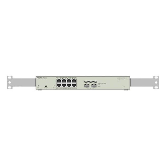 Reyee 8-Port PoE 125W Smart Managed Switch with multiple Ethernet ports for network connectivity.