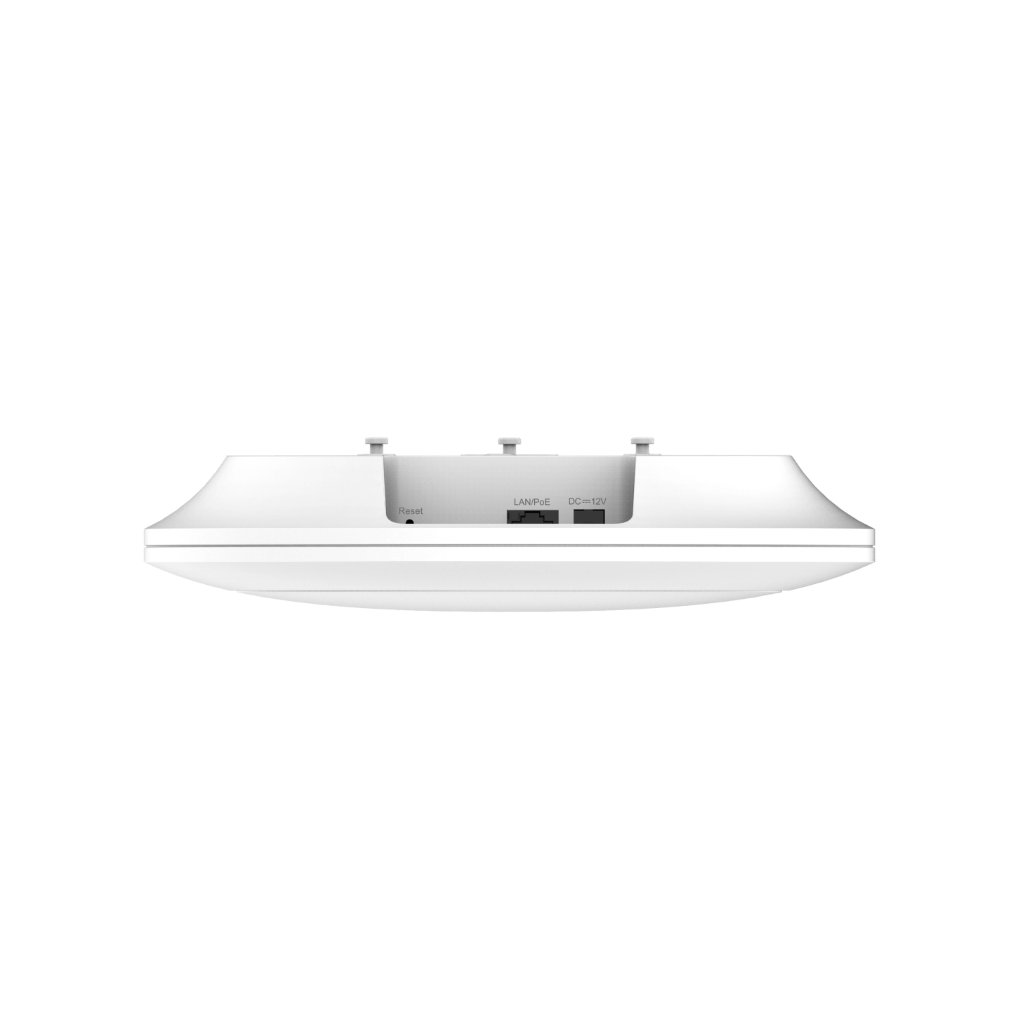 Reyee Dual Band Access Point with WiFi 6 technology, capable of 3000Mbps, designed for ceiling installation.