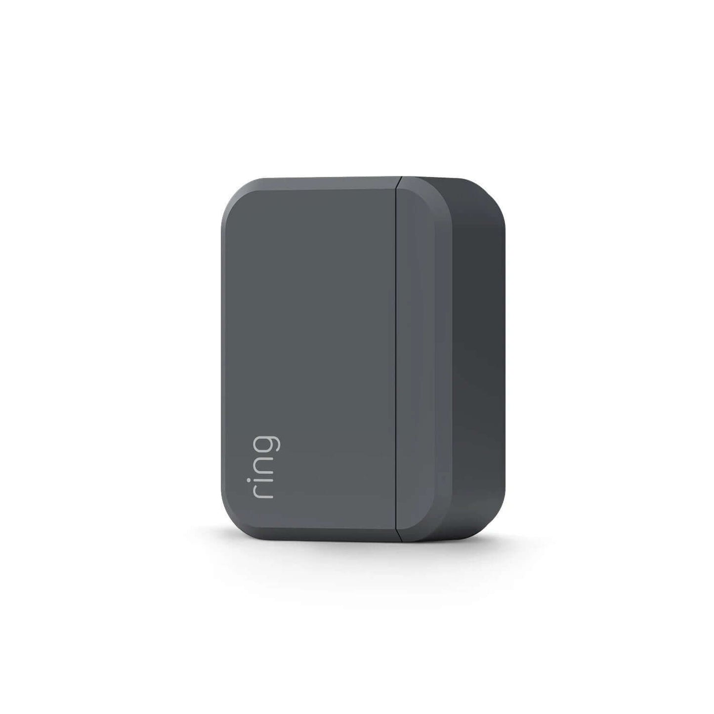 Ring Alarm Outdoor Contact Sensor mounted on a wall, designed for outdoor security monitoring.