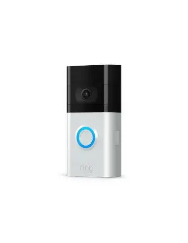 Ring Video Doorbell V3 featuring satin nickel and Venetian interchangeable face plates with dual connectivity.