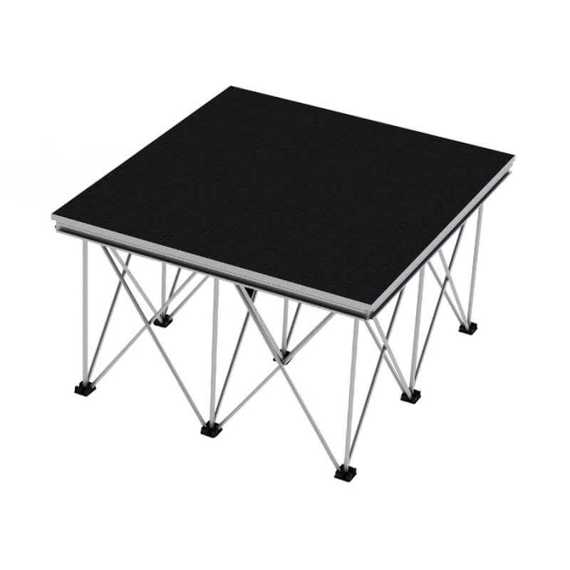 Image of the ALUSTAGE SCA-05 Panther Deck Risers, a durable stage support system designed for stability and strength.