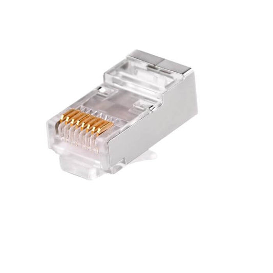 Image of Linkbasic RJ45 CAT5e Shielded FTP Modular Plug, showcasing its design and features.