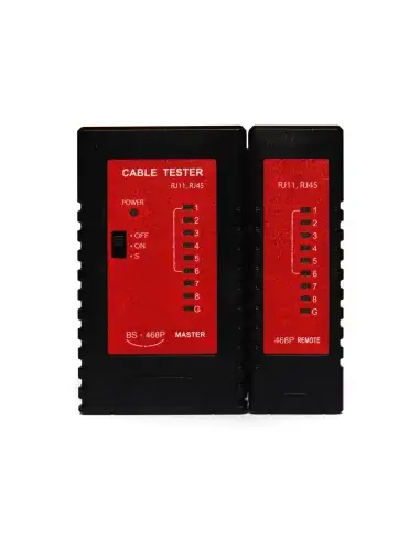 Miro RJ45 LAN Tester device used for testing network cables.