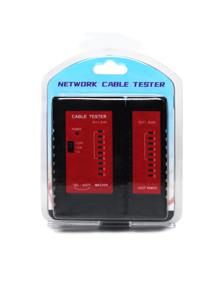 Miro RJ45 LAN Tester device for testing network cables.