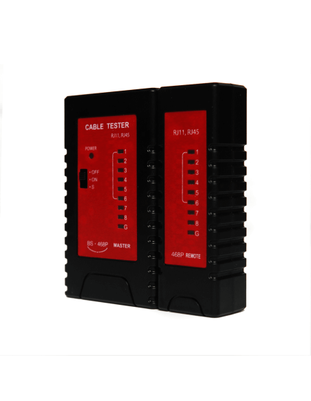 Miro RJ45 LAN Tester device showcasing its design and features.