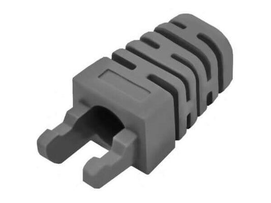 Image of a Linkbasic RJ45 Grey Crimp Boot, a durable cover designed for network cables.