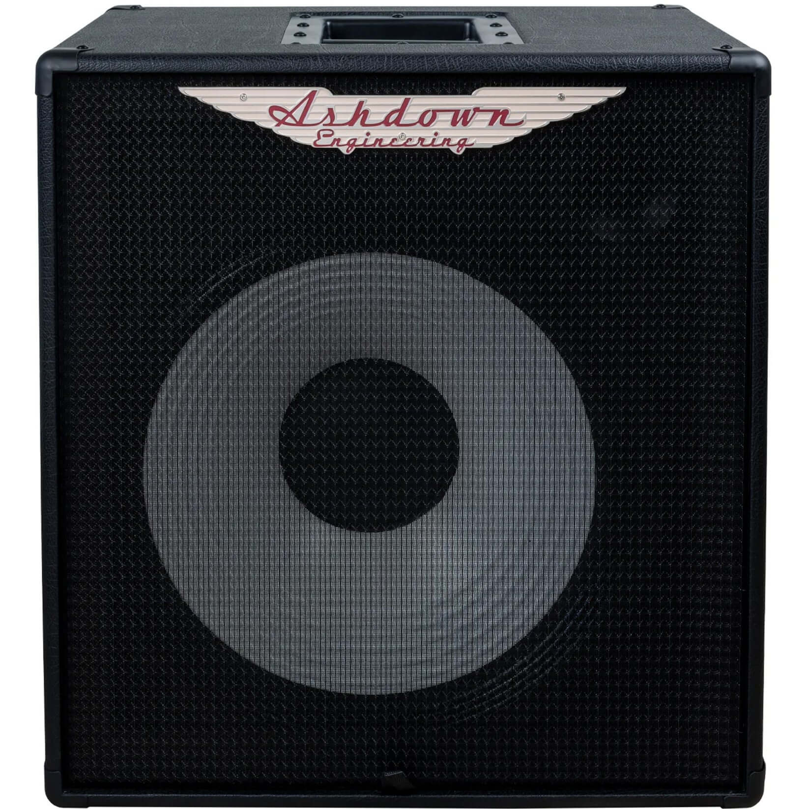 ASHDOWN RM-115T-EVOII 300W 1X15" Lightweight Bass Cabinet with Tweeter, showcasing its sleek design and robust build.