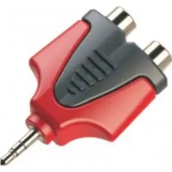 Roxtone Moulded Adapter 3.5mm Stereo Male to 2x RCA Female, a high-quality audio connector for versatile sound connections.