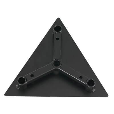 Athletic Silver Truss Base Stand displayed in a clear view.