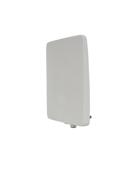 Radwin JET AIR ODU Base Station image showcasing a 5GHz device capable of 750Mbps data transmission.