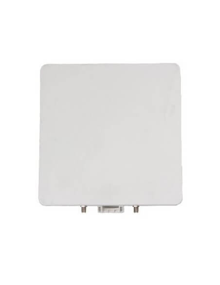 Radwin 5000 CPE-Pro 5GHz device with embedded features, supports 50Mbps, includes PoE and has 2 SMA female connectors.
