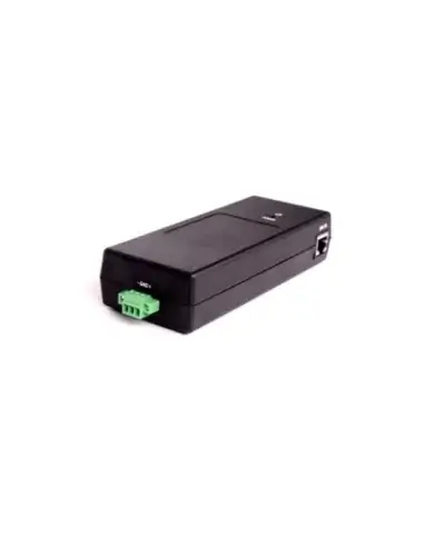 Radwin Indoor DC 2.5GbE PoE Injector with 20-60VDC input and 55W output, suitable for powering devices over Ethernet.