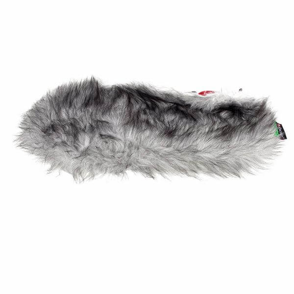 RYCOTE Cyclone Windjammer Large in grey synthetic fur, designed to protect against wind noise.