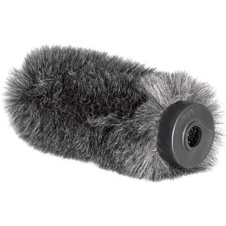 RYCOTE 18CM CLASSIC-SOFTIE grey synthetic fur cover designed for 24-25mm diameter microphones.