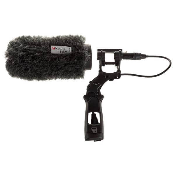 RYCOTE 15CM CLASSIC-SOFTIE KIT including Softie Windshield and Lyre Shock Mount with Pistol Grip