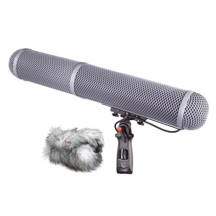 RYCOTE Modular Windshield WS 8J Kit designed for Sennheiser MKH 8070 microphone, featuring an MZX XLR module.