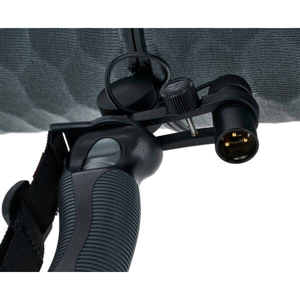 Rycote Nano Shield Kit NS2-CA designed for microphones with a maximum length of 155mm, showcasing its compact and protective features.
