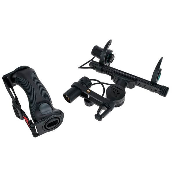 Rycote Nano Shield Kit NS4-DB, an advanced windshield kit designed for microphones, featuring a sleek design and effective wind noise reduction.