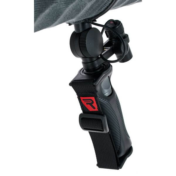 Rycote Nano Shield Kit NS4-DB, an advanced windshield kit designed for microphones, displayed in a professional setting.