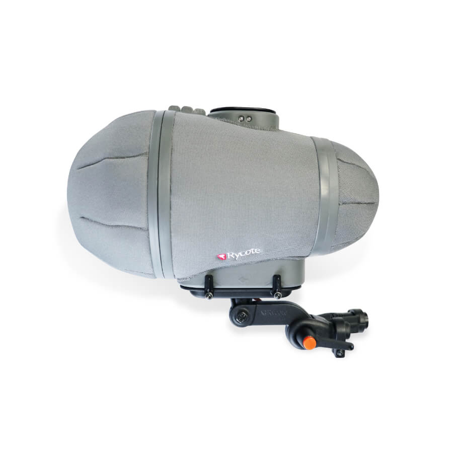 RYCOTE Cyclone Windshield Kit Small designed for short shotgun microphones, showcasing its robust design and functionality.