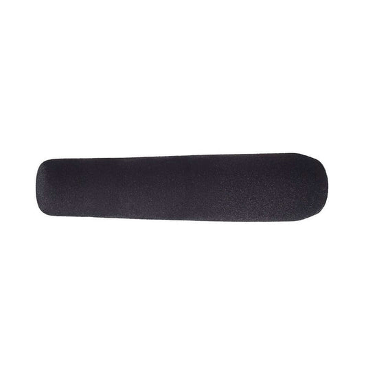 RYCOTE 18CM SGM Foam Windshield in black, designed for shotgun microphones, providing wind protection.