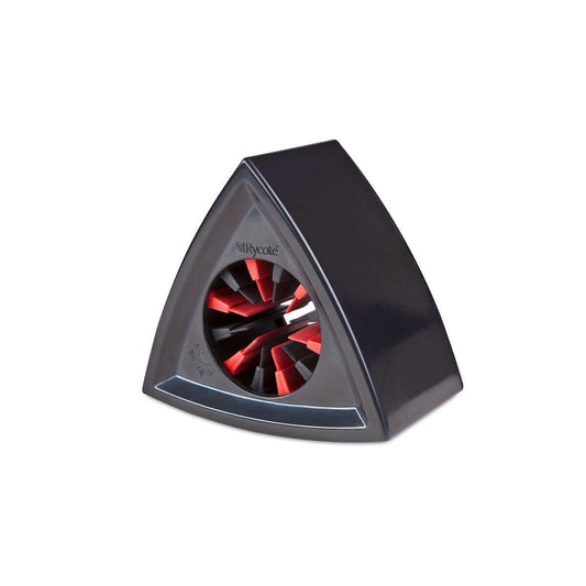 RYCOTE Triangular Black Mic Flag designed for microphones with a diameter of 19-38mm, showcasing its three-sided design.